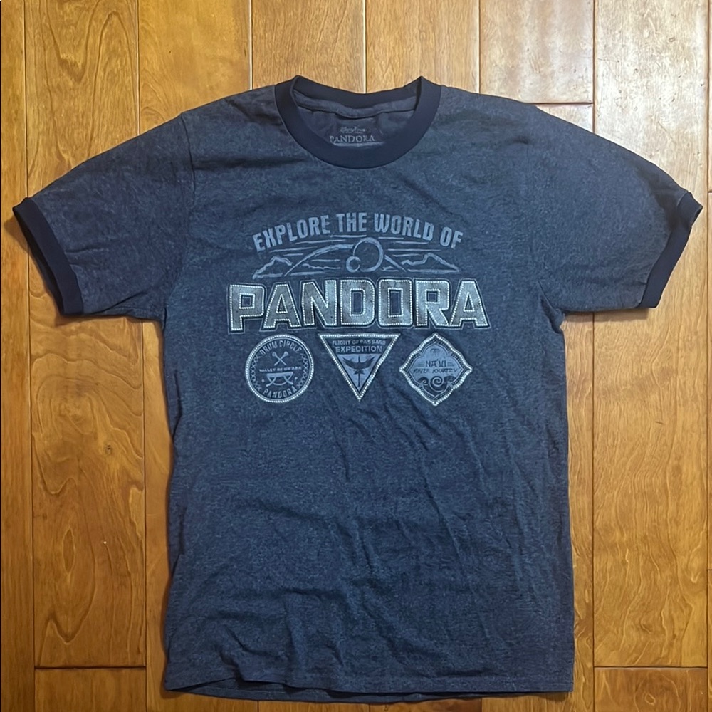 Disney’s Pandora Men's Navy Graphic T-Shirt - Size S